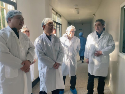 冰溪开工日迎周剀书记“新春第一访”